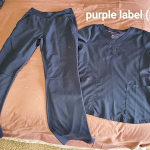 Purple label scrubs